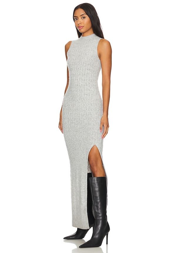 view 2 of 3 Isla Dress in Light Heather Gray