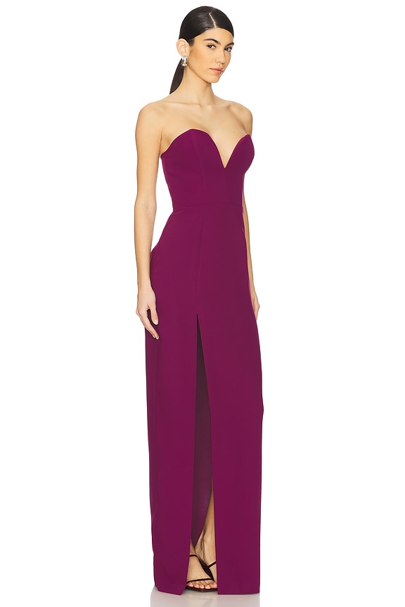 view 2 of 3 x REVOLVE Cherri Gown in Aubergine