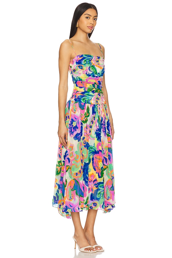 view 2 of 3 Lumiere Dress in Fleetwood Print