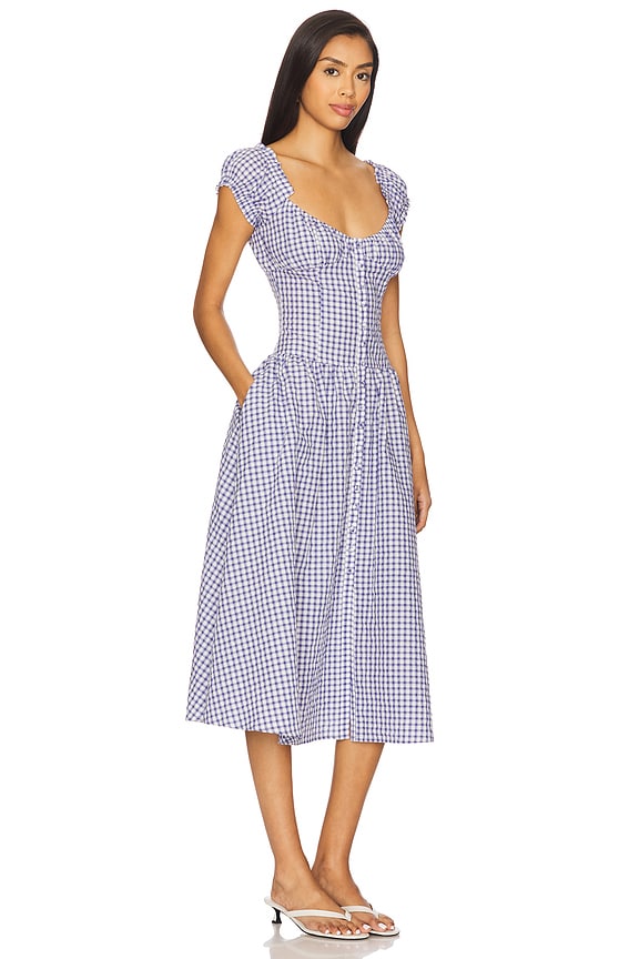 view 2 of 4 Linella Dress in Blue White
