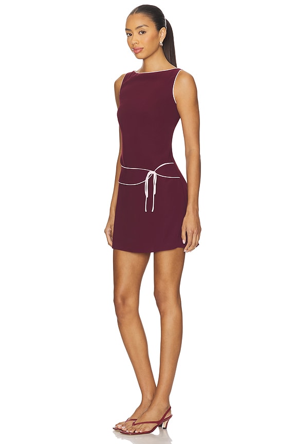 view 2 of 3 x REVOLVE Scotlyn Dress in Wine & Lotus