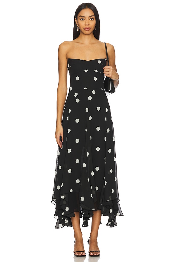 view 2 of 5 ROBE MONTEREY in Black & Ivory