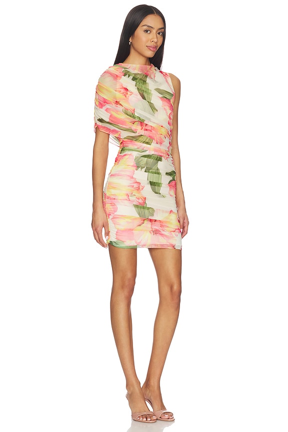 view 2 of 4 VESTIDO MARCELLE in Hibiscus Print