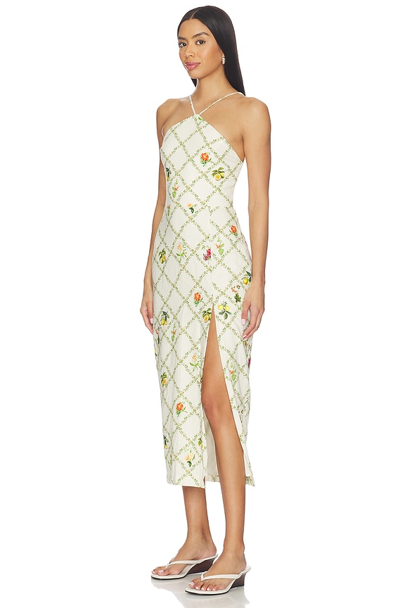 view 2 of 4 VESTIDO ABBY in Trellis Print