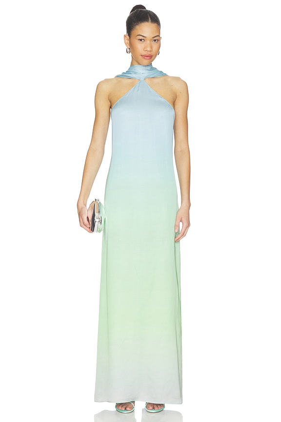 view 2 of 4 MAXIVESTIDO ASHTON in Blue Combo