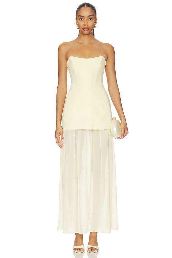view 1 of 3 Christy Maxi Dress in Cornsilk
