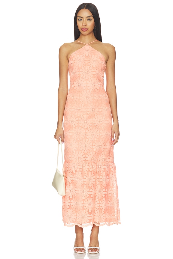 view 1 of 3 ROBE MAXI DARCEY in Creamsicle