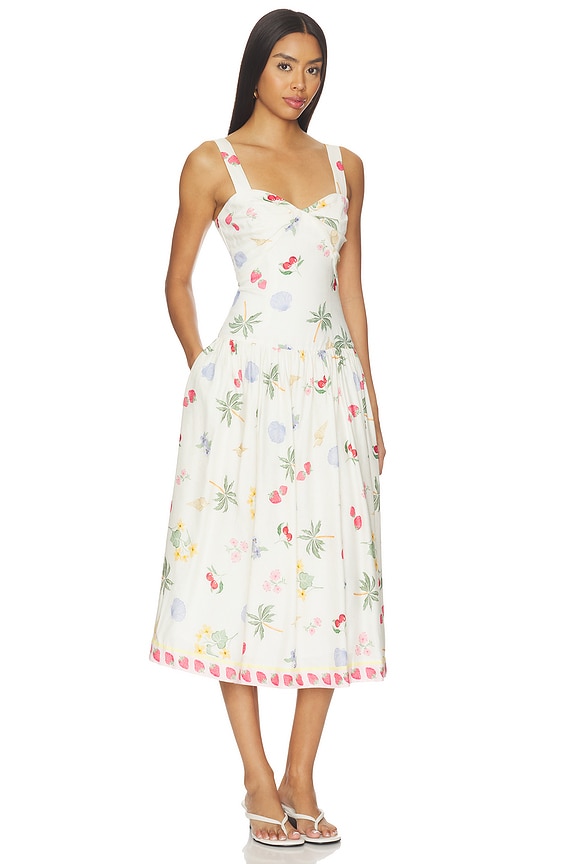 view 2 of 3 Soho Midi Dress in Boardwalk Print