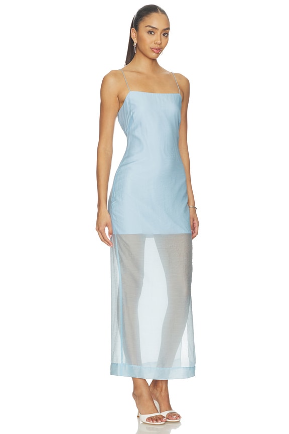 view 2 of 3 ROBE MI-LONGUE JENNY in Baby Blue