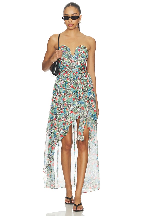 view 1 of 3 ROBE MAXI AURELIA in Sahara Print
