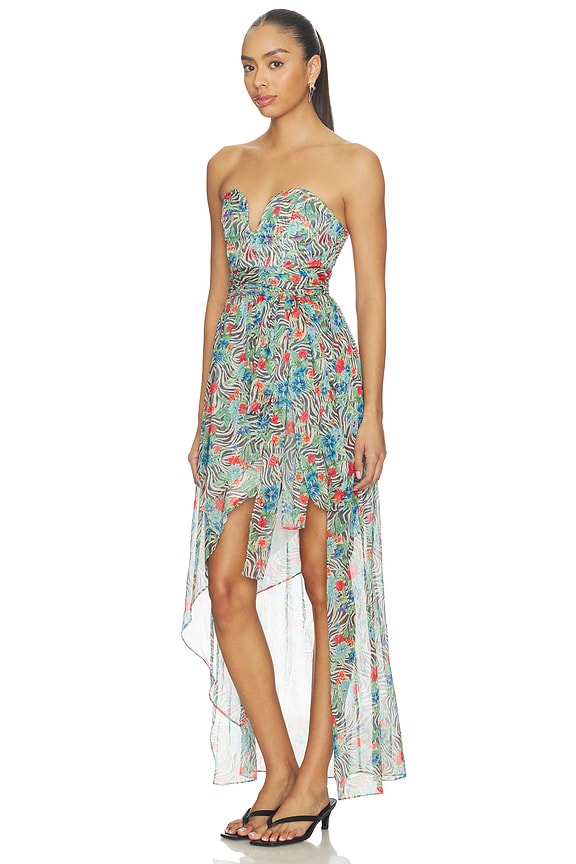 view 2 of 3 ROBE MAXI AURELIA in Sahara Print