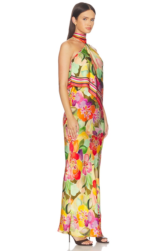 view 2 of 3 Irena Maxi Dress in Dominica Scarf Print