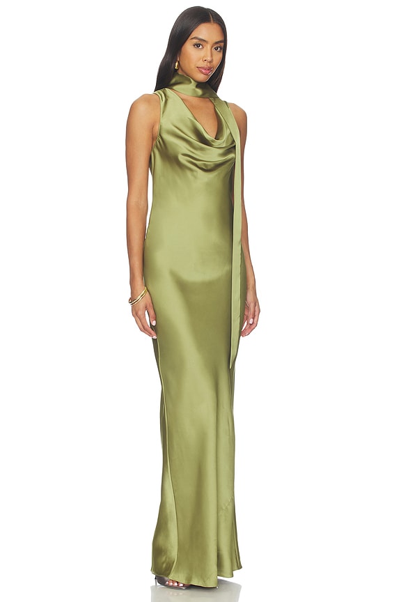 view 2 of 3 VESTIDO PAULA in Vert