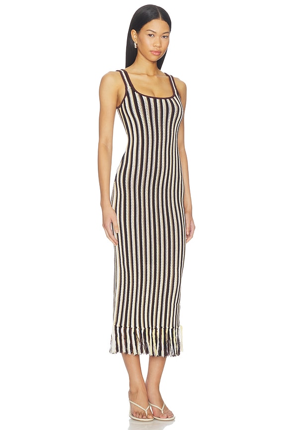 view 2 of 4 Jolie Midi Dress in Cocoa Combo