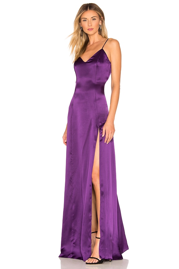 view 2 of 3 Channing Gown in Purple