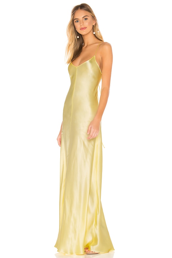 view 2 of 4 x Back Dress in Butter Yellow