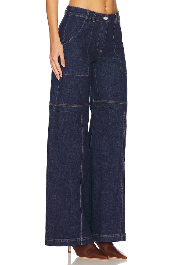 view 2 of 6 BRADY WIDE LEG 진 in Heritage Wash