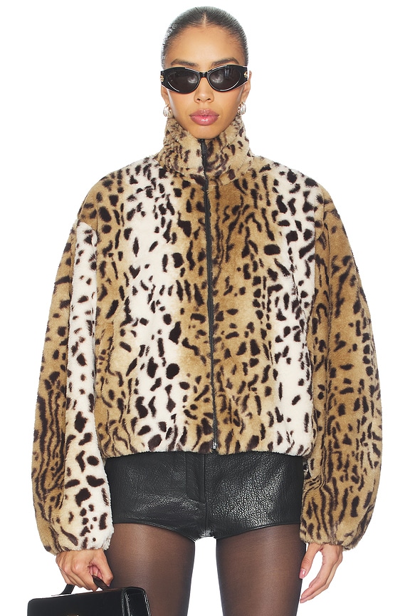 view 2 of 5 x REVOLVE Como Bomber Jacket in Brown Multi