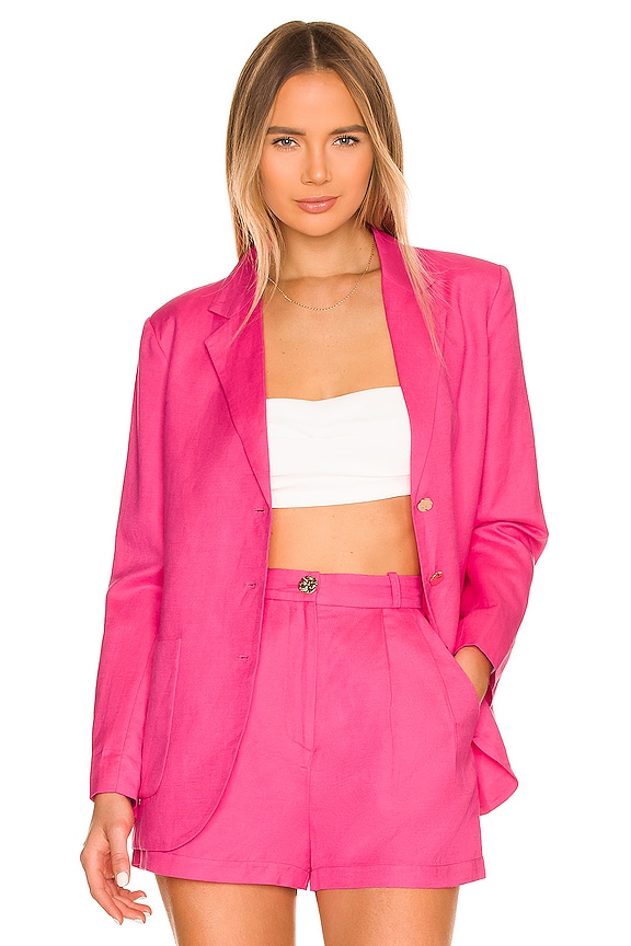 view 2 of 5 Tucker Blazer in Cerise
