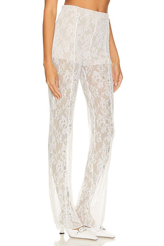 view 2 of 4 X Revolve Warner Lace Pant in Ivory