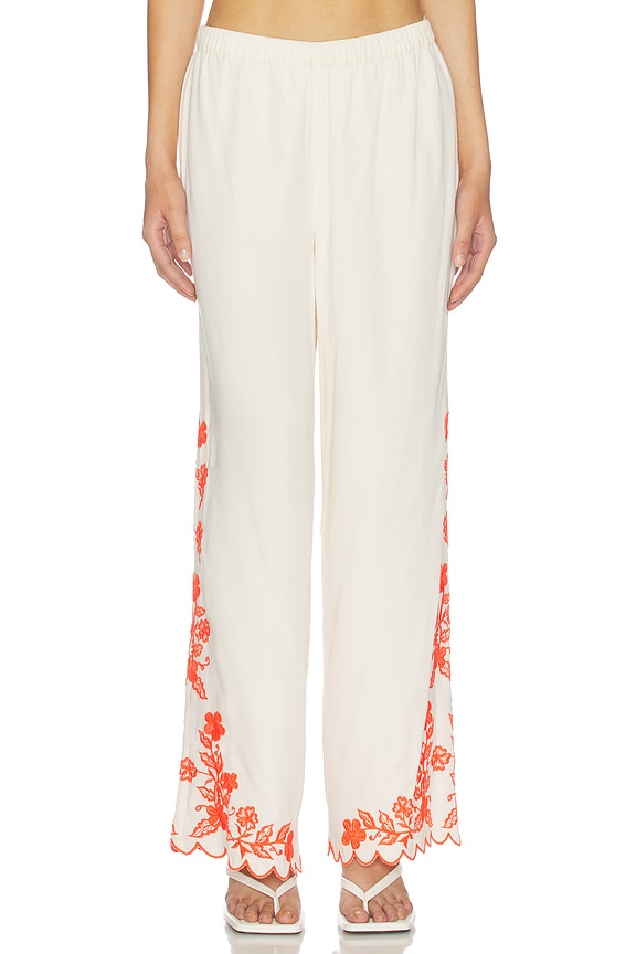 view 1 of 6 PANTALONES CORALINE in Natural Combo