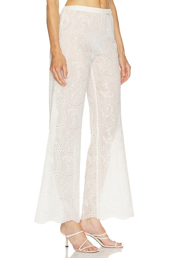 view 2 of 6 PANTALON MARIKO in Eggshell