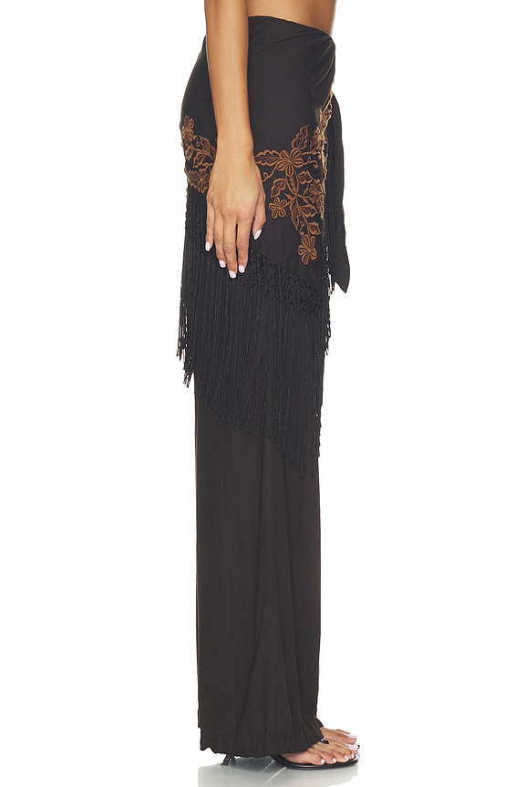 view 2 of 6 Calandra Pant in Black & Brown