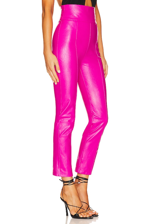 view 2 of 4 x REVOLVE Romana Pants in Hot Pink Leather
