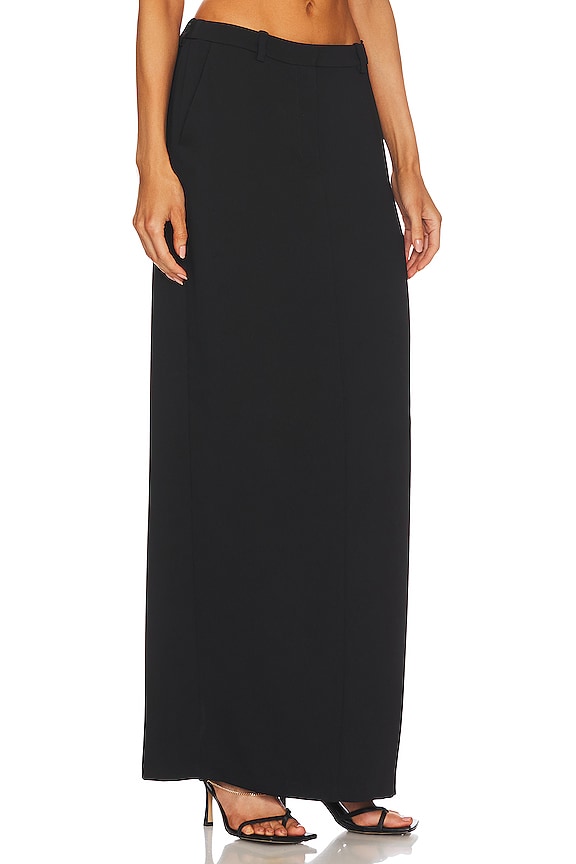 view 2 of 4 JUPE LONGUE DOSSI in Black