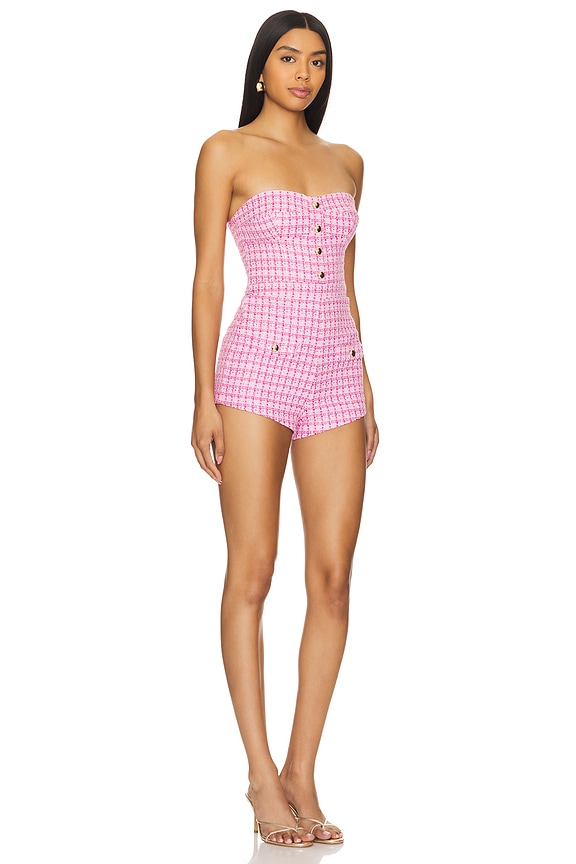 view 2 of 4 x REVOLVE Kiko Romper in Bass Tweed Pink