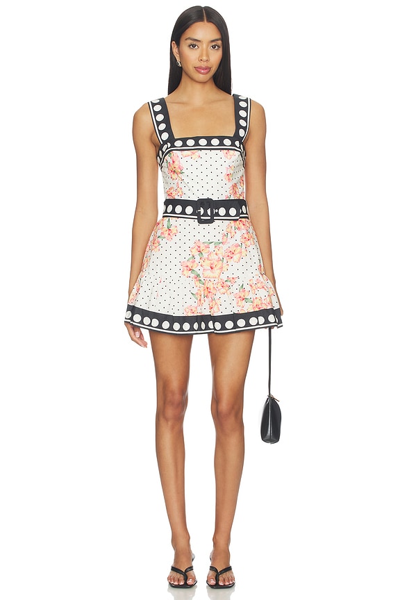 view 1 of 4 x REVOLVE Lena Skort Romper in Hibiscus Dot