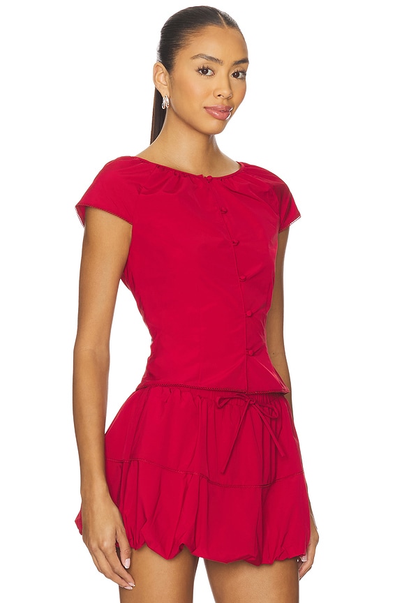 view 2 of 4 Pinto Top in Carnelian