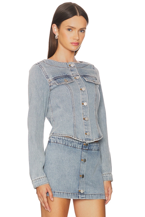 view 2 of 4 Scorpio Longsleeve Top in Destiny Wash