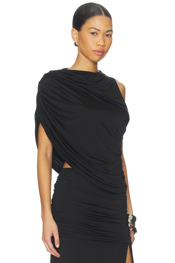 view 2 of 5 Leo Top in Black