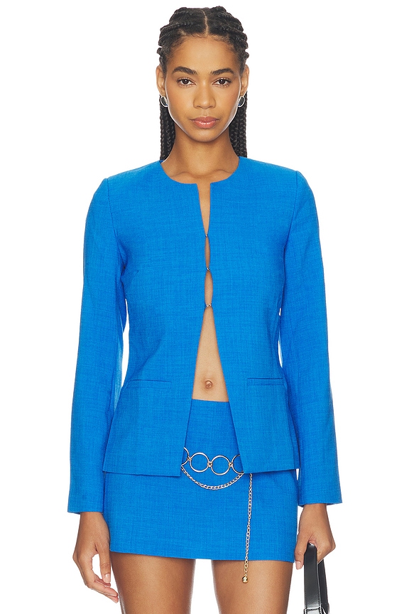 view 1 of 4 Capria Top in Cobalt
