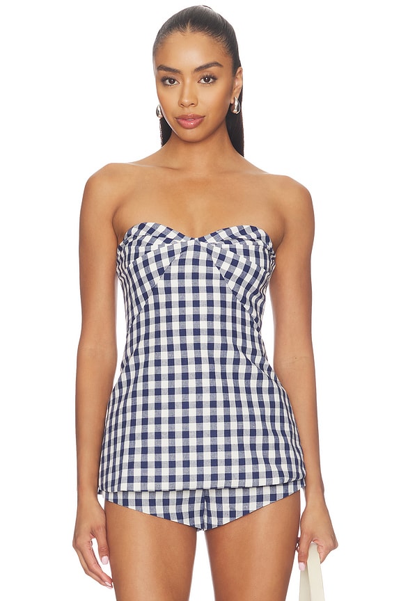 view 1 of 4 TUNIQUE SOLINDA in Navy White
