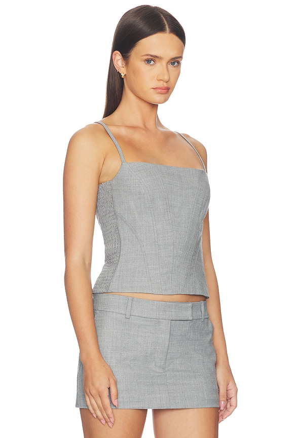 view 2 of 4 Valerie Top in Grey