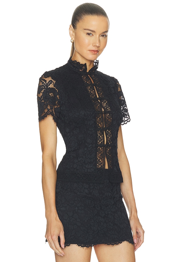 view 2 of 5 Mabel Top in Black