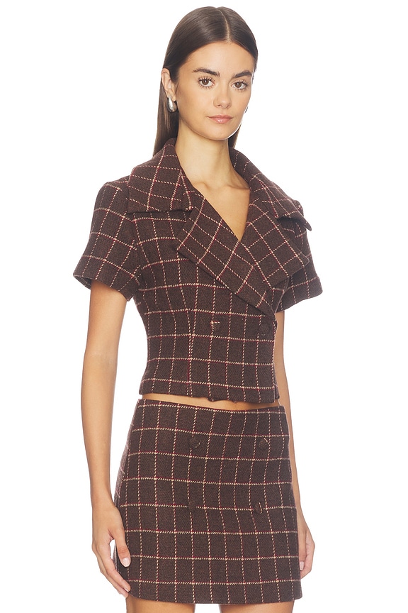 view 2 of 4 Emilie Top in Mocha