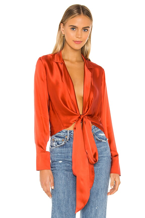 view 2 of 5 Shanice Top in Rhubarb