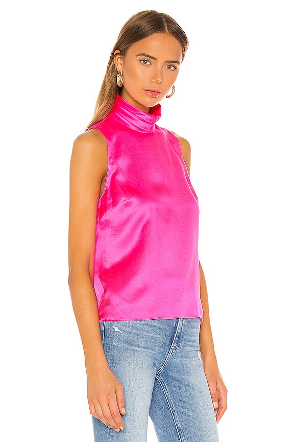 view 2 of 4 Fleurette Top in Pink Lacquer