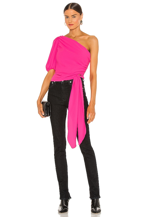 view 1 of 3 Bexley Top in Pink Lacquer