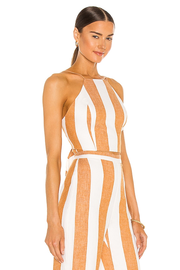 view 2 of 4 Kira Top in Ginger Ivory Stripe