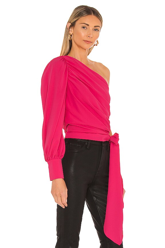 view 2 of 5 Long Sleeve Bexley Top in Cerise