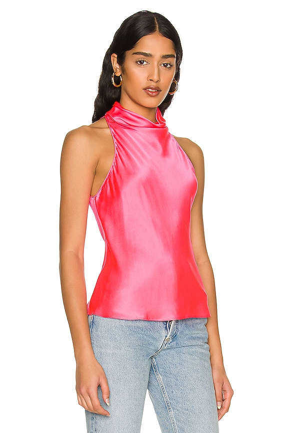 view 2 of 4 Sandrine Top in Fluro Pink