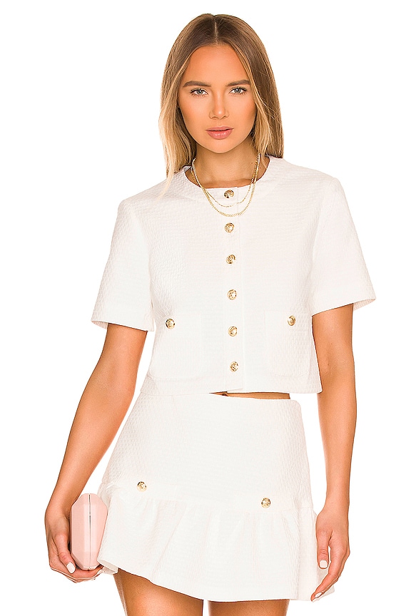 view 1 of 4 Braswell Top in White