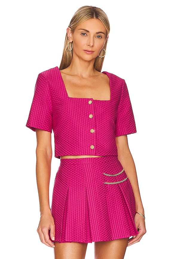 view 1 of 4 Lenora Top in Cranberry