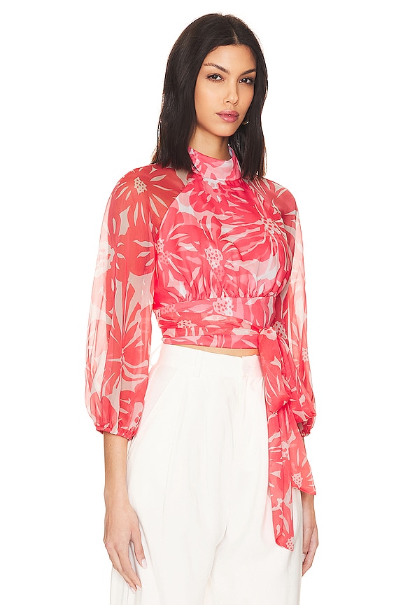 view 2 of 4 X Revolve Aurelie Long Sleeve Top in Paquita