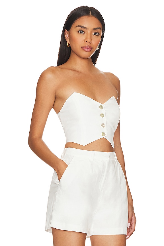 view 2 of 4 LUCIEN 탑 in White