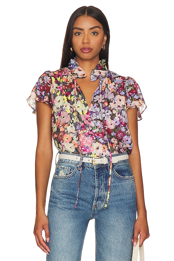 view 1 of 4 Vittoria Blouse in Zahra Fleur